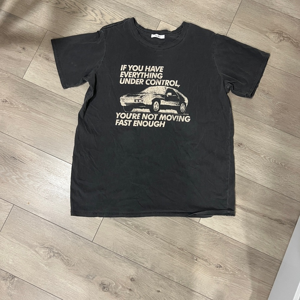 Tres Bien Black Graphic Tee